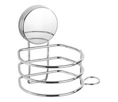 WENKO 24857100-Laikiklis plaukų džiovintuvui STATIC-LOC + OSIMO 14x13 cm blizgus chromas
