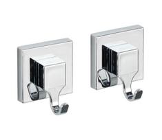 WENKO 22688100-Kabliukas VACUUM-LOC QUADRO ED 6x7 cm sidabrinis/blizgus chromas