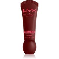 NYX Professional Makeup Smushy Matte Lip Balm lūpų balzamas , matinio efekto atspalvis Smudge Fudge 8 ml