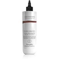FarmaVita Amethyste Instant Colouring Fluid plaukų jungtis atkurianti dažomoji kaukė pro světle blond až středně hnědé vlasy atspalvis Warm Brown 250 ml