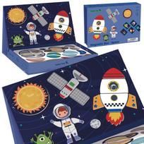 TOOKY TOY Magnetinė dėlionė Erdvė galvosūkis