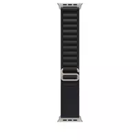 Apyrankė Apple Watch 49mm Black Alpine Loop - Medium - Natural Titanium Finish