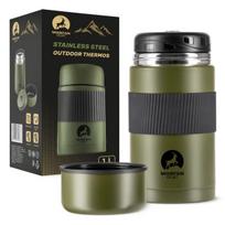 Maisto termosas pietų termosas Mountain Goat 1L žalias - termo indas maistui, sriubos termosas, kelioninis termosas