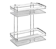 WENKO 20410100 - PREMIUM nerūdijančio plieno lentyna, 24 x 27 cm, sidabrinė