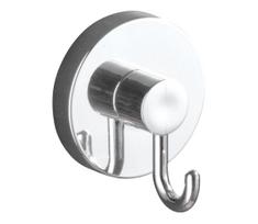 WENKO 20900100-Kabliukas VACUUM-LOC apvalus plieninis 6x6,7 cm blizgus chromuotas