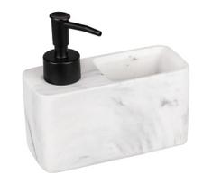 WENKO 54668100 - Skysto muilo dozatorius RESA 14,5x14,3 cm baltas/juodas