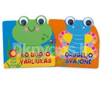 ŽAISLINĖS varliuko ir drugelio akys: 2 knygų rinkinys (su judančiomis akimis)