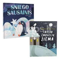 Žiemos knygelių rinkinys: Sniego žmogelių žiema + Sniego sausainis - Selemonas Paltanavičius, Eidvilė Viktorija Buožytė (Eídvilė)