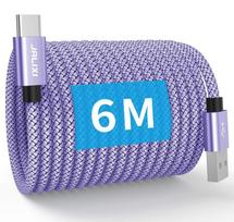 USB C laidas 6M, 15W