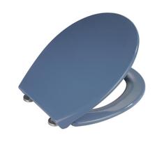 WENKO 22403100-WC tualeto sėdynė SAMOS 44,5x37,5 cm mėlyna/sidabrinė