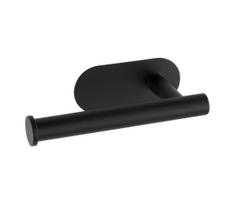 WENKO 24287100-Tualetinio popieriaus laikiklis TURBO-LOC OREA BLACK 16x7 cm nerūdijančio plieno/juodas
