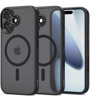 Matinis juodas dėklas Apple iPhone 17 telefonui "Tech-Protect MagCam Magsafe"