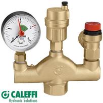 Caleffi apsauginė grupė su apsauginiu vožtuvu 1/2" prijungimas, 1–1,8 bar, 110°C | Vandens sistemos apsauga