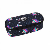 Penalas COOLPACK CAMPUS RAINBOW NIGHT 23x10x6cm, margas, juodos sp.