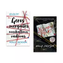 Holly Jackson 2 knygų rinkinys: Išgyvens penki + Geros mergaitės nusikaltimų vadovas