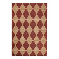 Rankų darbo terakotos spalvos iš džiuto mišinio kilimas 120x170 cm Effie Diamond – Flair Rugs