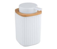 WENKO 25294100 - Skysto muilo dozatorius ROTELLO 8,9x12,7 cm balta/ruda