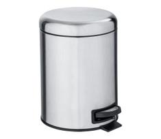 WENKO 22829100 - Šiukšlių dėžė LEMAN 17x25 cm nerūdijančio plieno/satinuota/juoda