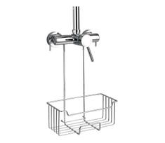 WENKO 23499100 - Dušo lentynėlė MILO 25x36 cm nerūdijančio plieno/sidabrinė/skaidri