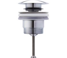 Duravit 50521000 - praustuvo nutekėjimo vožtuvas PUSH-OPEN, Ø 6,3 cm, blizgus chromas