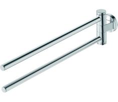 Duravit 99221000 - Sieninis rankšluosčių laikiklis D-CODE, 44,7 cm, blizgus chromas