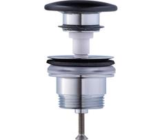 Duravit 50791300 - Praustuvo nutekėjimo vožtuvas PUSH-OPEN, skersmuo 6,5 cm, matinis antracitas