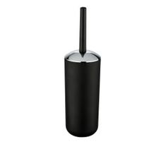 WENKO 21210100 - Tualeto šepetys BRASIL 10x37 cm juodas/blizgus chromas
