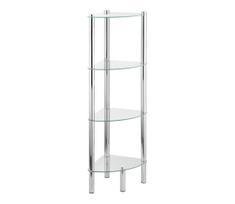 WENKO 15852100 - Lentyna YAGO 30x104 cm nerūdijančio plieno/sidabrinė/skaidri