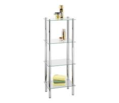 WENKO 15853100 - Lentyna YAGO 40x104 cm, nerūdijančio plieno / sidabrinė / skaidri