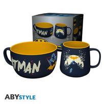 DC COMICS - Pusryčių Rinkinys (Puodukas ir Dubenėlis) - Batman Iconic