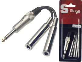 Audio adapteris Jack-2xJack Stagg YC-0,1/1P2PFH