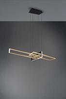 Pakabinamas LED šviestuvas TRIO SALINAS, 34W, max 4200lm, 3000K, dimeriuojamas, 100x40xh150 cm