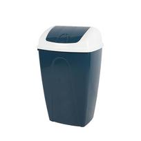 Šiukšliadėžė plastikinė 50 l 33,5x43x69 cm mėlynos spalvos Urban Living 34353