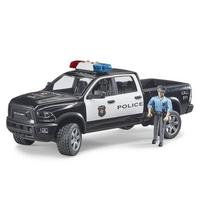 Žaislas Bruder Policijos automobilis Dodge RAM su policininku 02505