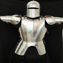 Dėvimas viduramžių riterio pilnas šarvų kostiumas, 22 gabarito plienas, Cosplay LARP