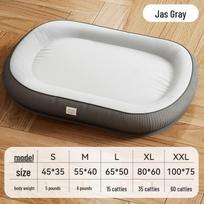 Jauki rudens ir žiemos naminių gyvūnų lova katėms ir mažiems šunims - stora, šilta, gilaus miego dizainas S (up to 2.5 kg)