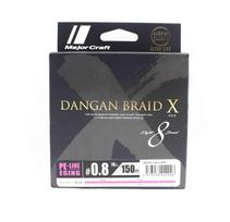 Major Craft Dangan Braid X Line X8 150m PE 0.8 Pink DBXE8-150/0.8PK (2026 m) rožinė