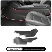 Tesla Model Y 25 New Version: Center Console Anti-Kick Pads - Protective Interior Panels, Model Y Accessories