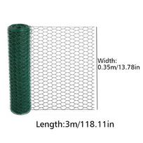 1/3/5m Vištienos geležinės vielos tinklas Gyvūnų tvoros tinklas Šešiakampis tinklas Aptvarai Narvai Paukštynas Tvoros DIY Amatų Namų Sodo Reikmenys