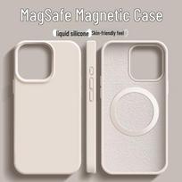 iPhone 17 Pro Max Liquid Silicone Case with Large Hole & Invisible Magnetic Charging - Apple 16 Compatible, Anti-Drop, New. iPhone 16