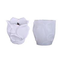 Lotuses Flower Silicone Mold For DIY Resin Cement Crafts And Home Decorations Decorative Candle Holder Mold