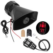 Automobilio signalas Policijos sirena Oro signalas Megafoninis garsas 12V 20W Garsiakalbiai Garsus 7 garsų Automobilio įspėjimo signalizacija