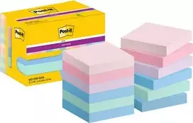 Lipnūs lapeliai 3M Post-it® Super Sticky Soulful, 47.6mmx47.6mm, 12 vnt. po 90 lapelių