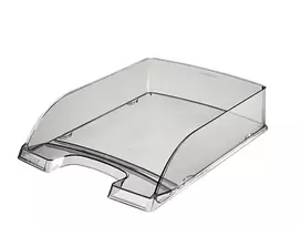 Dokumentų lentynėlė Leitz Plus Standart, A4, plastikinė, dūminės spalvos