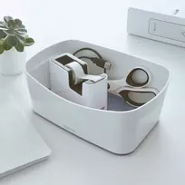 Lipnios juostos laikiklis Leitz Wow Dual, plastikinis, baltos/pilkos spalvos