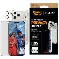 PanzerGlass CARE Protective Set by Flagship Privacy 3in1 Case+Privacy Glass+Lens for iPhone 17 Pro Max