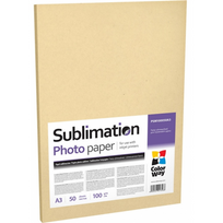 ColorWay PSM100050A3 | 100 g/m² | A3 | A3 | 50-piece sublimation photo paper.