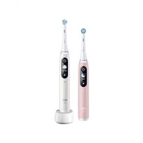 Oral-B Electric Toothbrush | iO6 DuoPack | Rechargeable | For adults | 2 brush heads included | 5 brushing modes | White/Pink
