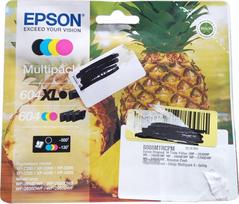 Tusz Epson 604/604XL Multipack - 4er-Pack - XL (Schwarz) + Standard-Kapazitat - Schwarz, Gelb, Cyan, Magenta - original - Blister mit RF- / akustischem Alarmsignal - Tintenpatrone - fur Expression Home XP-2200, 2205, 3200, 3205, 4200, 4205, WorkForce | C13T10H94020 | 8715946708126