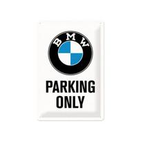 Metalinė plokštė 20 x 30 cm, BMW Parking Only